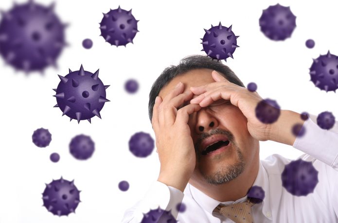 臭いの原因が細菌にあることを示す画像