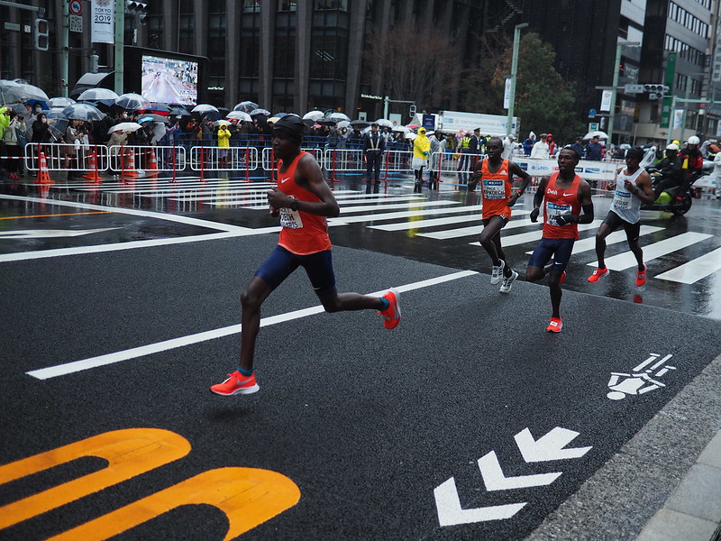 東京マラソン2019　先頭集団