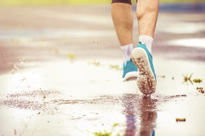 雨の日のランニング