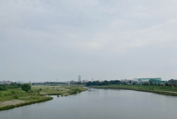 多摩川水道橋　北側