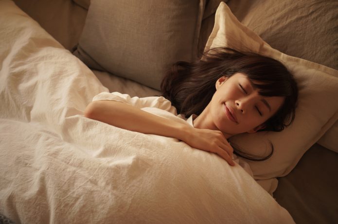 質のいい 睡眠 女性