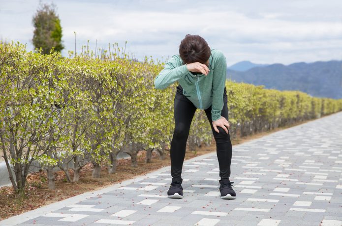 ランニング　女性　疲れた