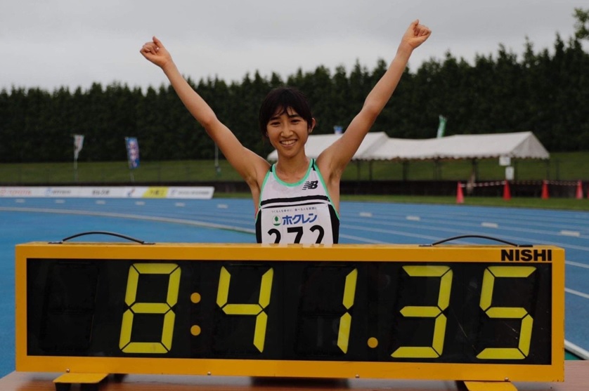 田中希実選手　3000m　日本記録