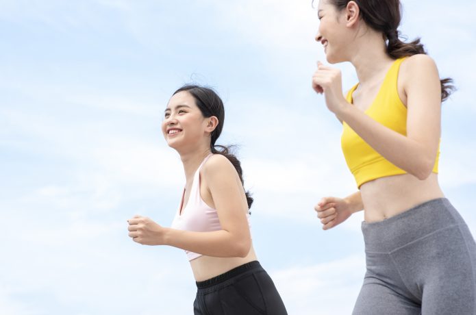 ダイエットランニング女性二人