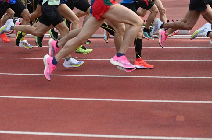 マラソントレーニングをするランナー